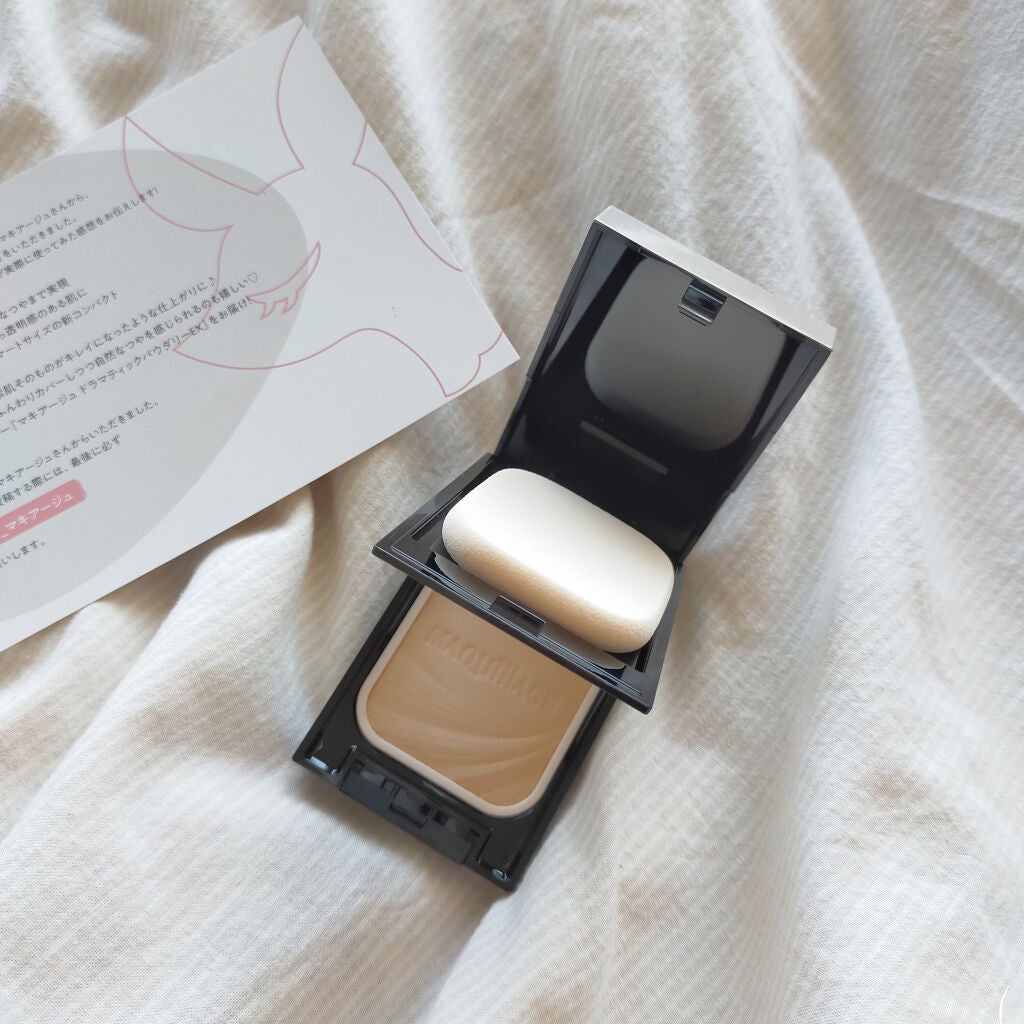 ドラマティックパウダリー EX/マキアージュ/パウダーファンデーションを使ったクチコミ(3枚目)