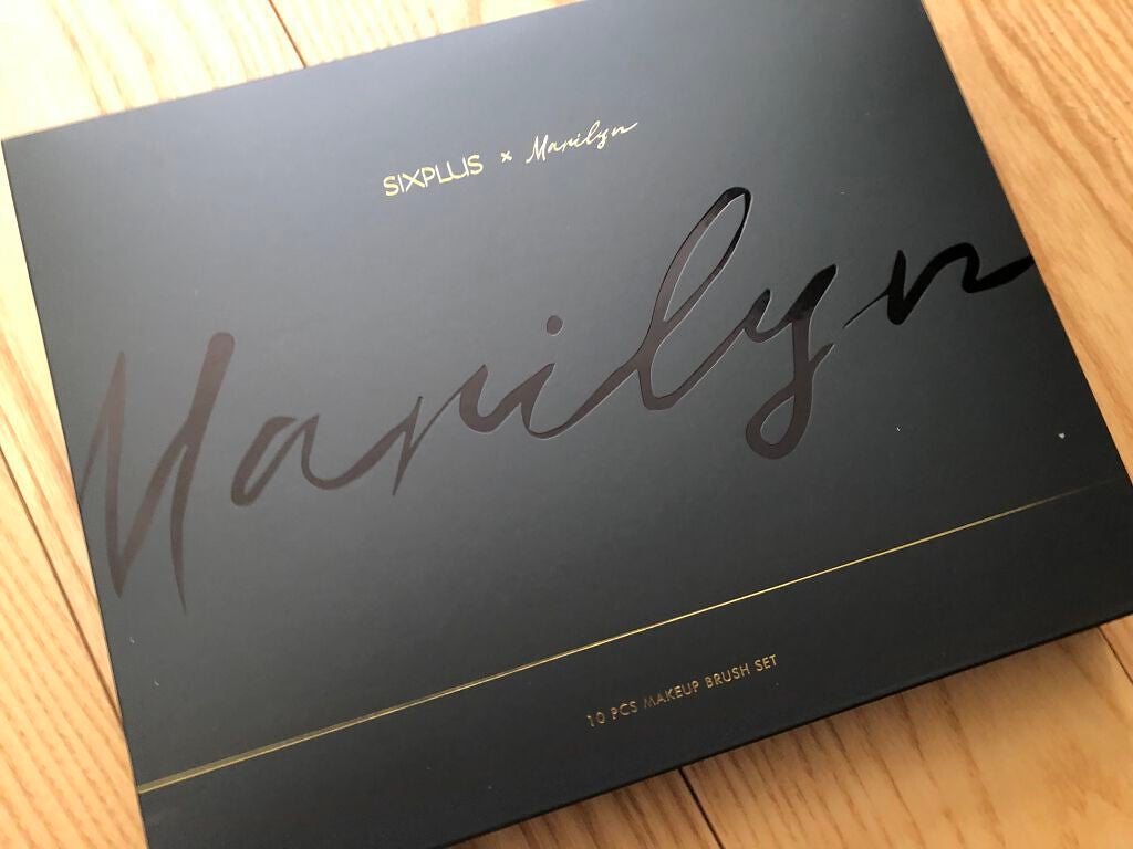 SIXPLUS X MARILYN 10本メイクアップブラシセット/SIXPLUS/メイクブラシを使ったクチコミ(1枚目)