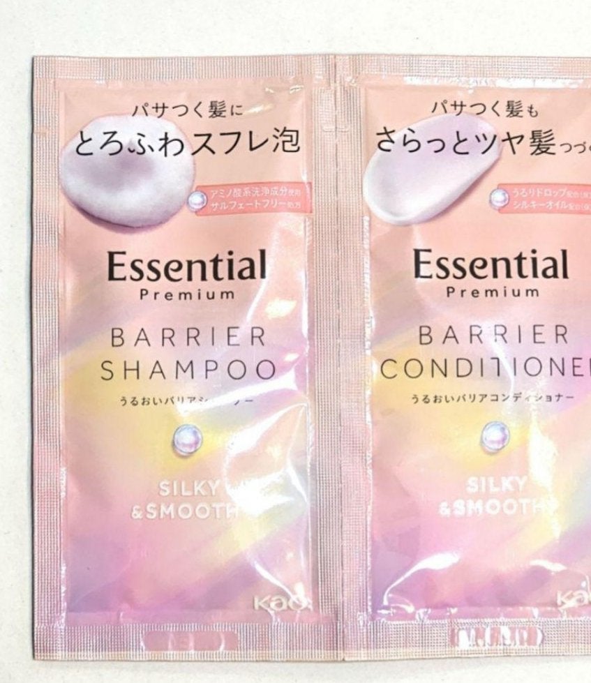 エッセンシャルプレミアム バリアシャンプー・コンディショナー シルキー&スムース/エッセンシャル/市販シャンプーを使ったクチコミ(1枚目)