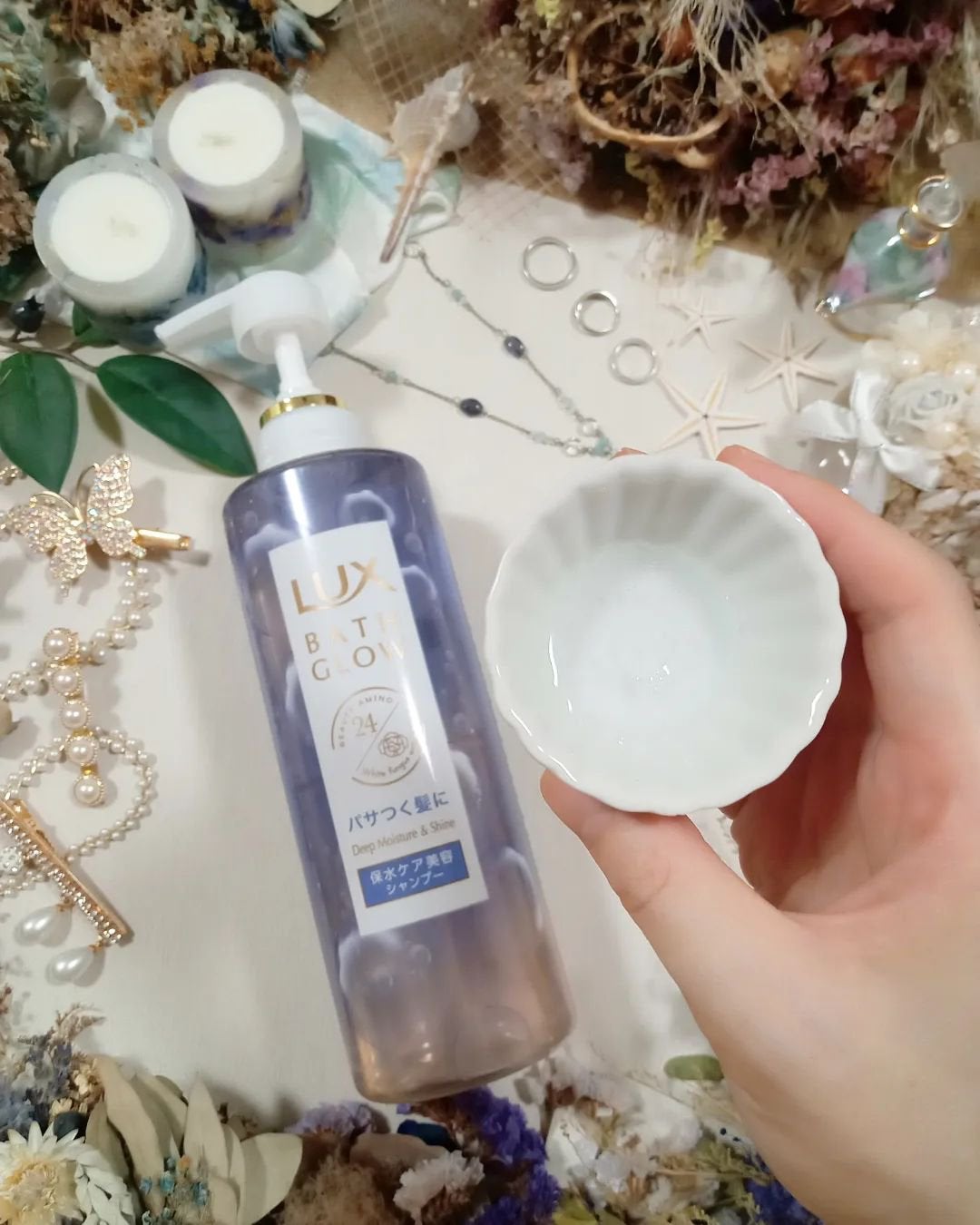 バスグロウ ディープモイスチャー&シャイン シャンプー/トリートメント/LUX/市販シャンプーを使ったクチコミ(2枚目)