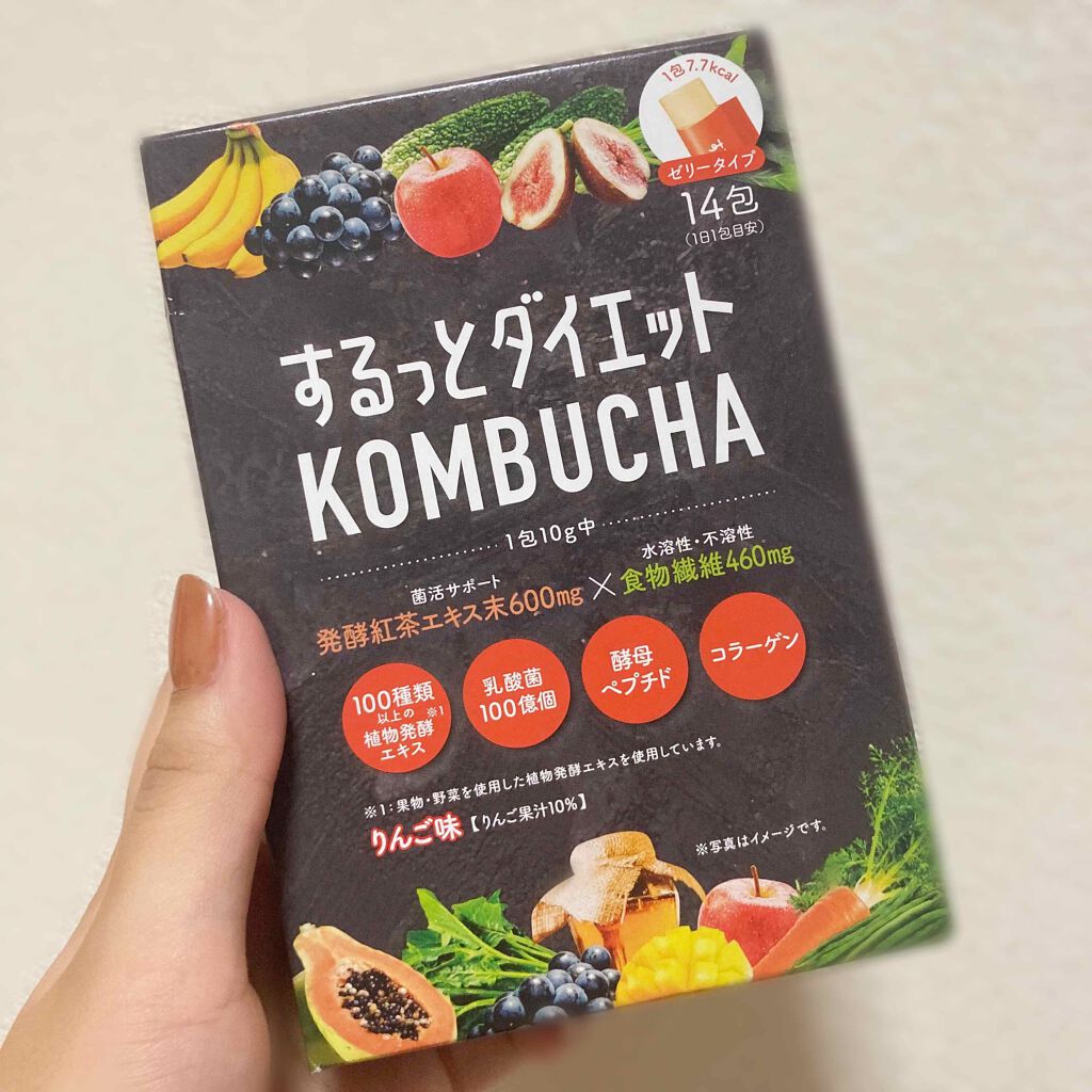 するっとダイエットKOMBUCHAゼリー/リブ・ラボラトリーズ/コンブチャを使ったクチコミ（1枚目）