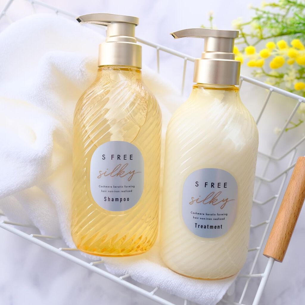 シャンプー シルキースムース／トリートメント シルキースムース /S FREE/市販シャンプーを使ったクチコミ（1枚目）
