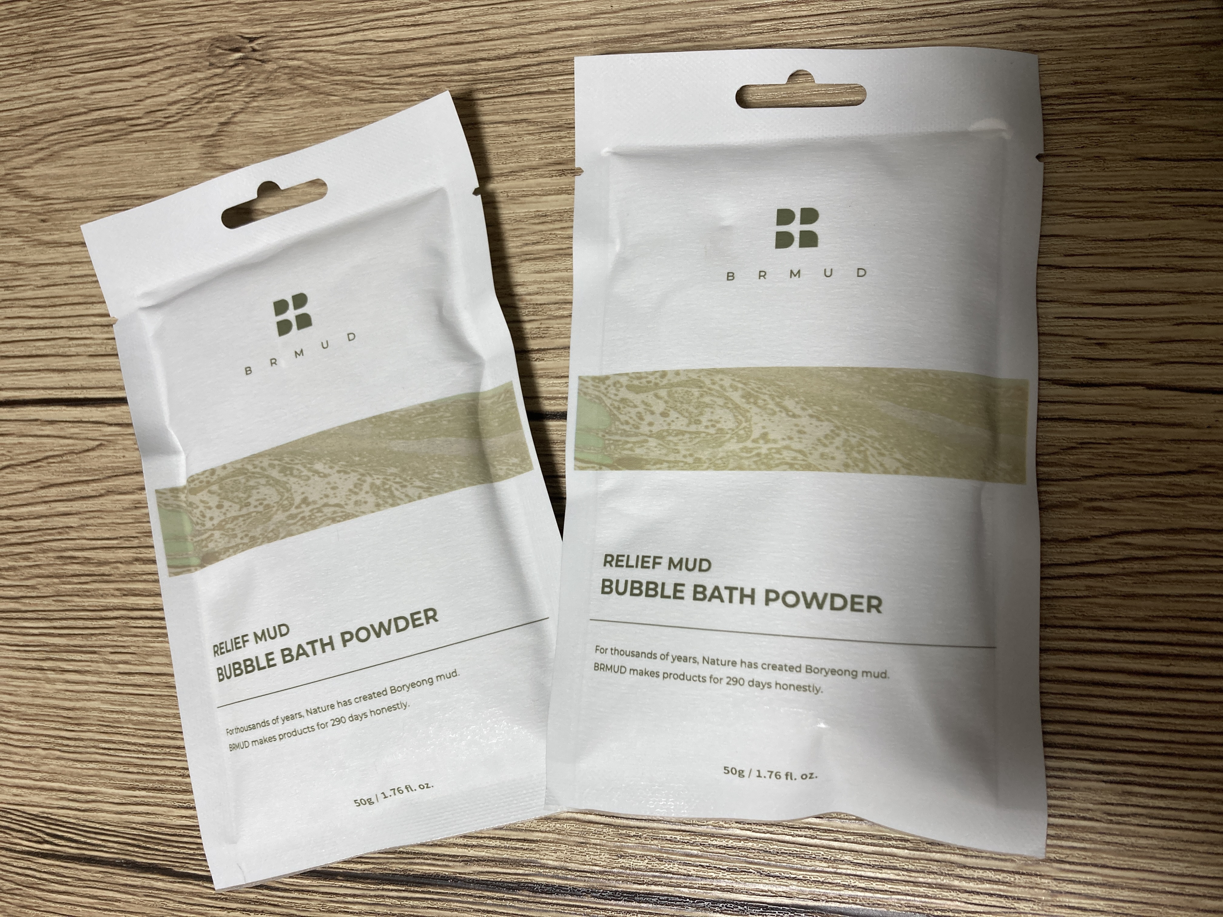 リリーフマッドバブルバスパウダー/BRMUD/保湿系入浴剤を使ったクチコミ（1枚目）