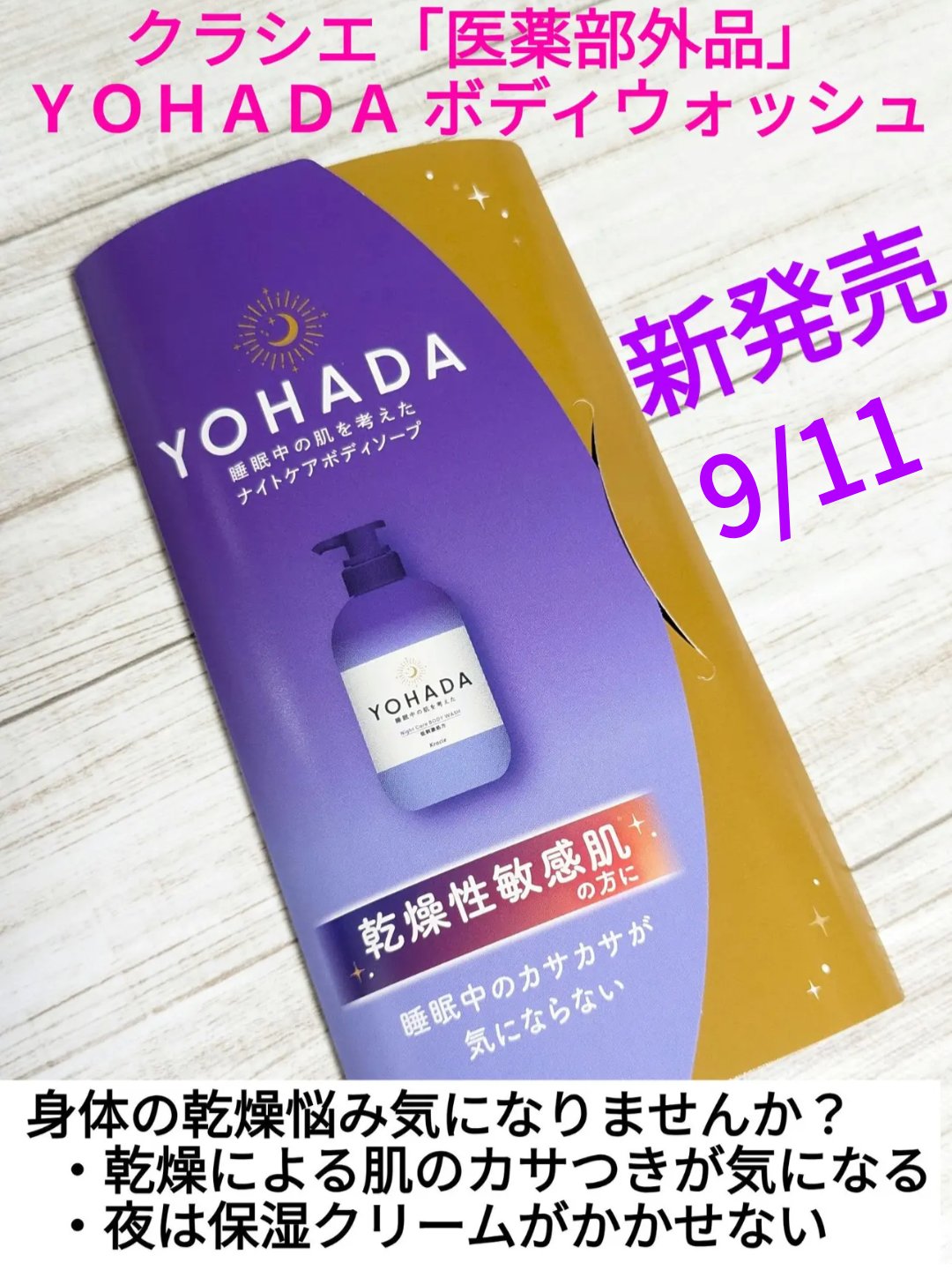 ＹＯＨＡＤＡ　ボディウォッシュ［医薬部外品］ トライアル（10mL＋10mL）/YOHADA/ボディソープを使ったクチコミ（1枚目）