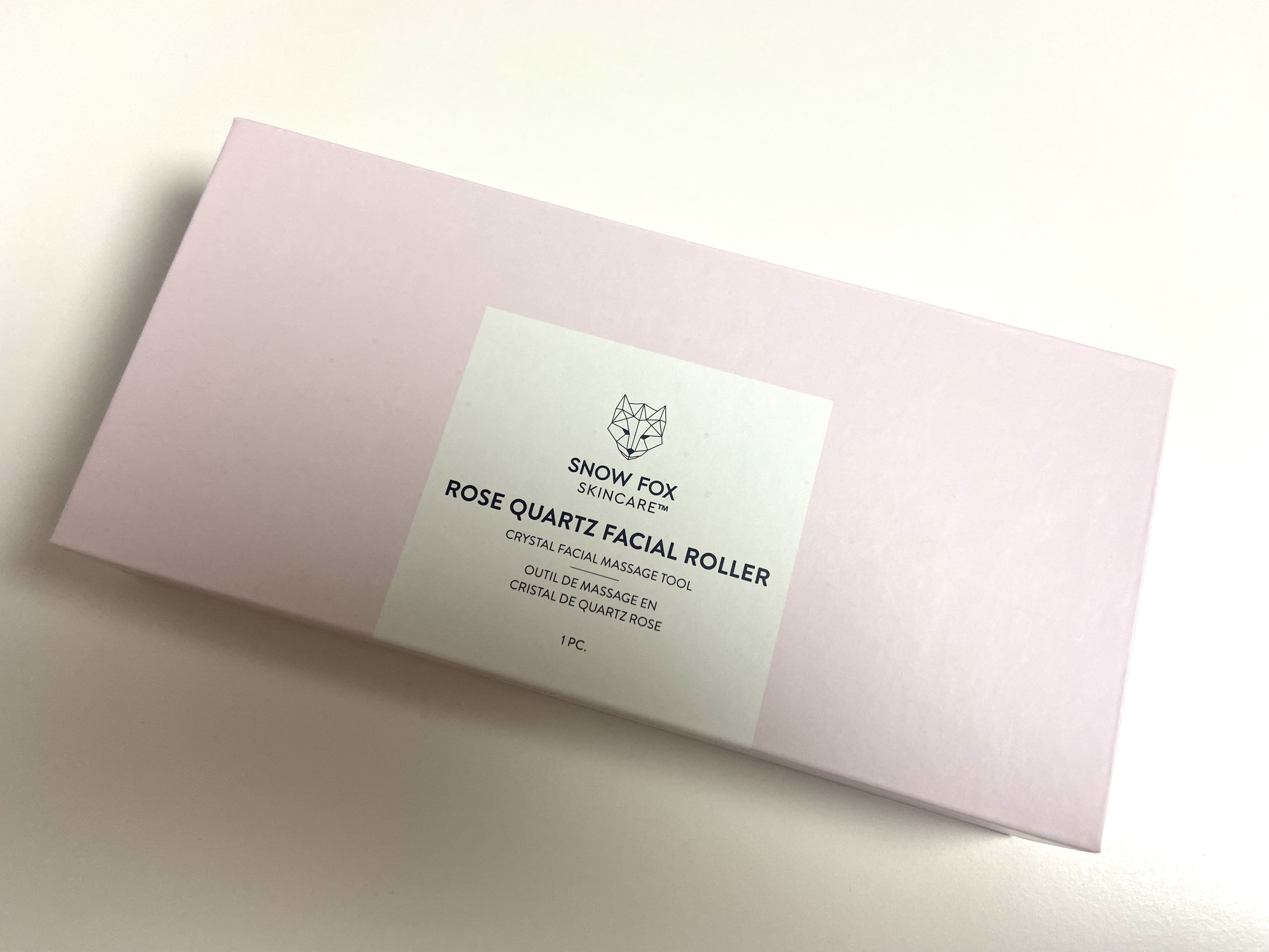 ローズ クォーツ フェイシャル ローラー/SNOW FOX SKINCARE/その他スキンケアグッズを使ったクチコミ（1枚目）