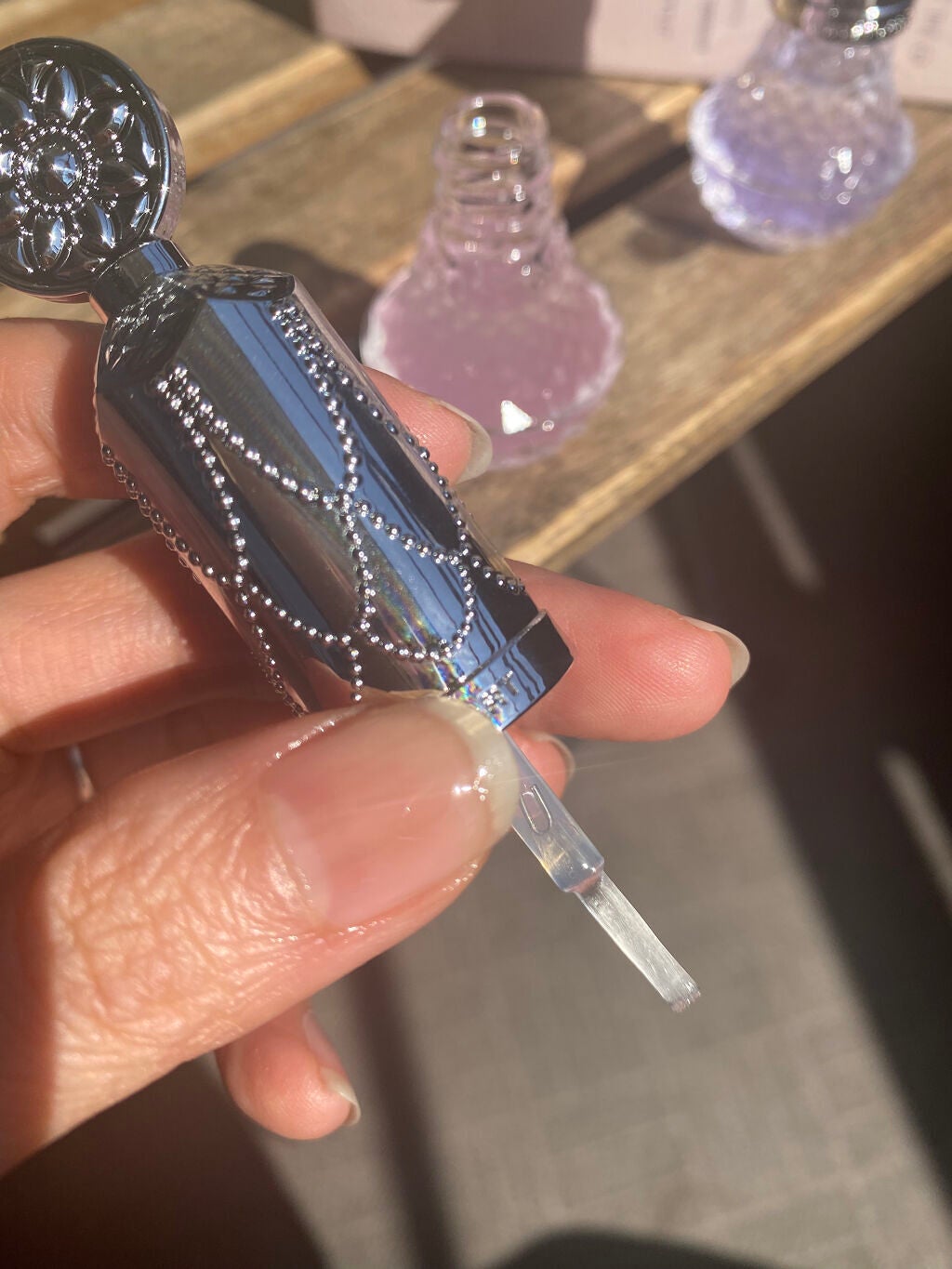 アロマティックフラワー ネイルオイル 01 pink essence/JILL STUART/ネイルオイル・トリートメントを使ったクチコミ(4枚目)