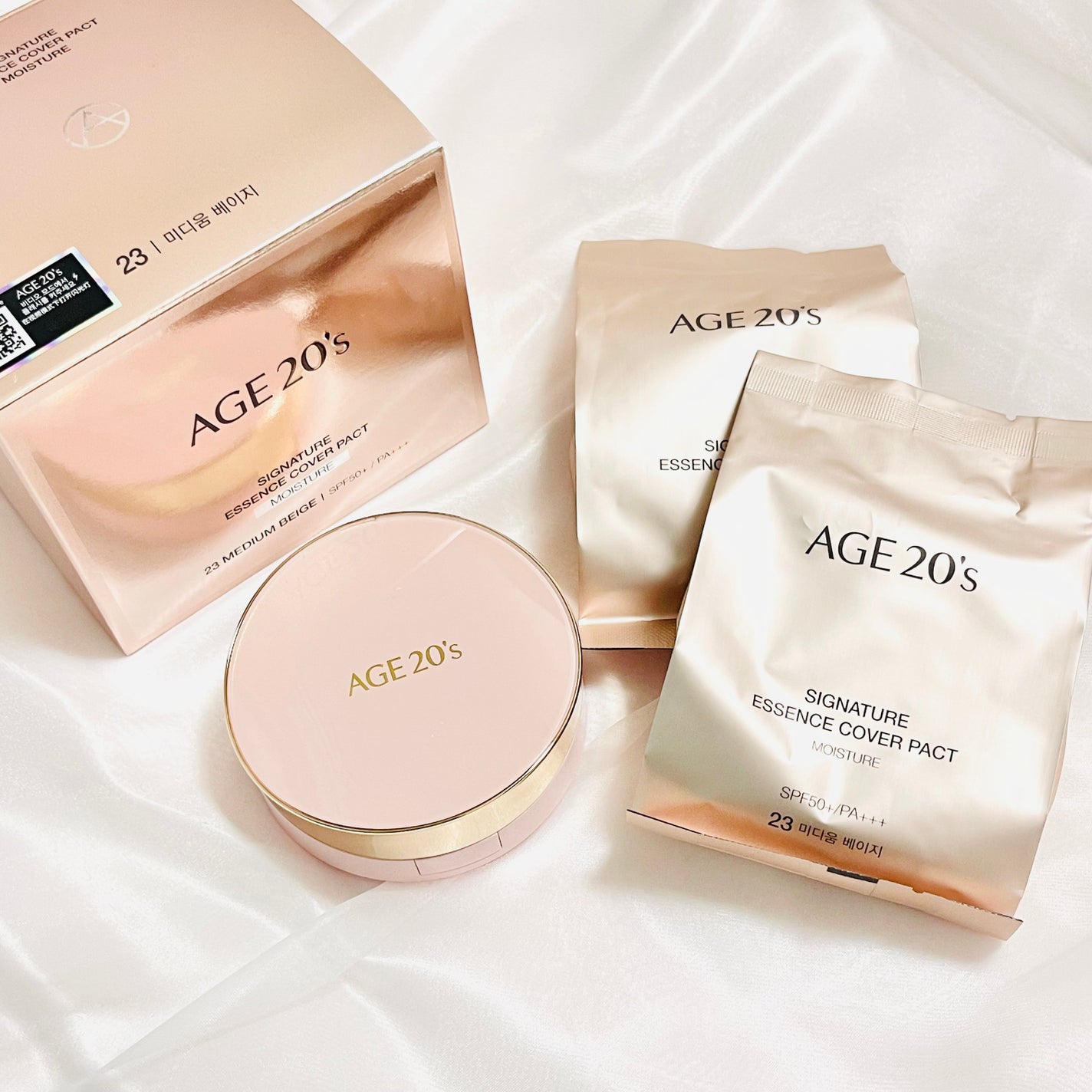 エッセンス カバー パクト モイスチャー/AGE20’s/リキッドファンデーションを使ったクチコミ(6枚目)