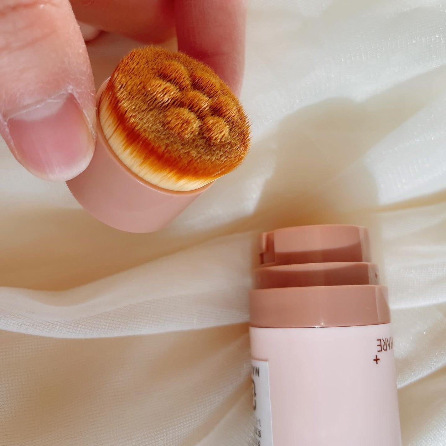 ヴィーガンナチュラルカバースティックファンデーション/DERMASHARE/その他ファンデーションを使ったクチコミ(6枚目)