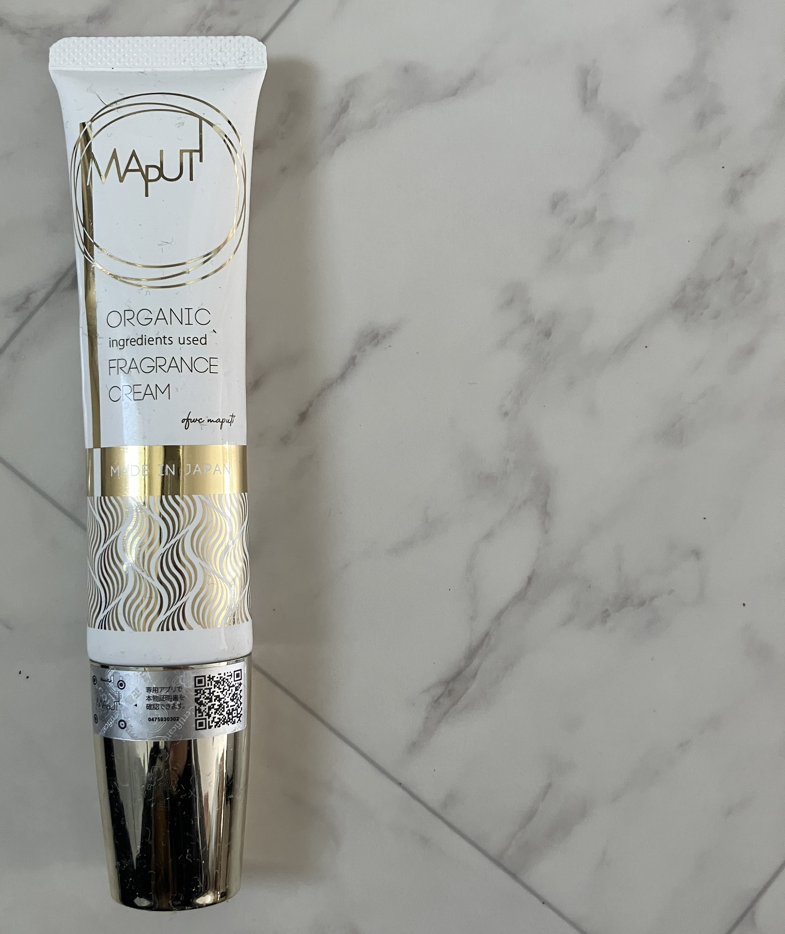オーガニックフレグランスバストクリーム/MAPUTI/バストケア・ヒップケアを使ったクチコミ（1枚目）