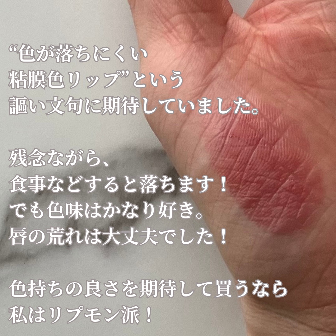 ネンマクフェイク ルージュ/Visée/口紅を使ったクチコミ（3枚目）