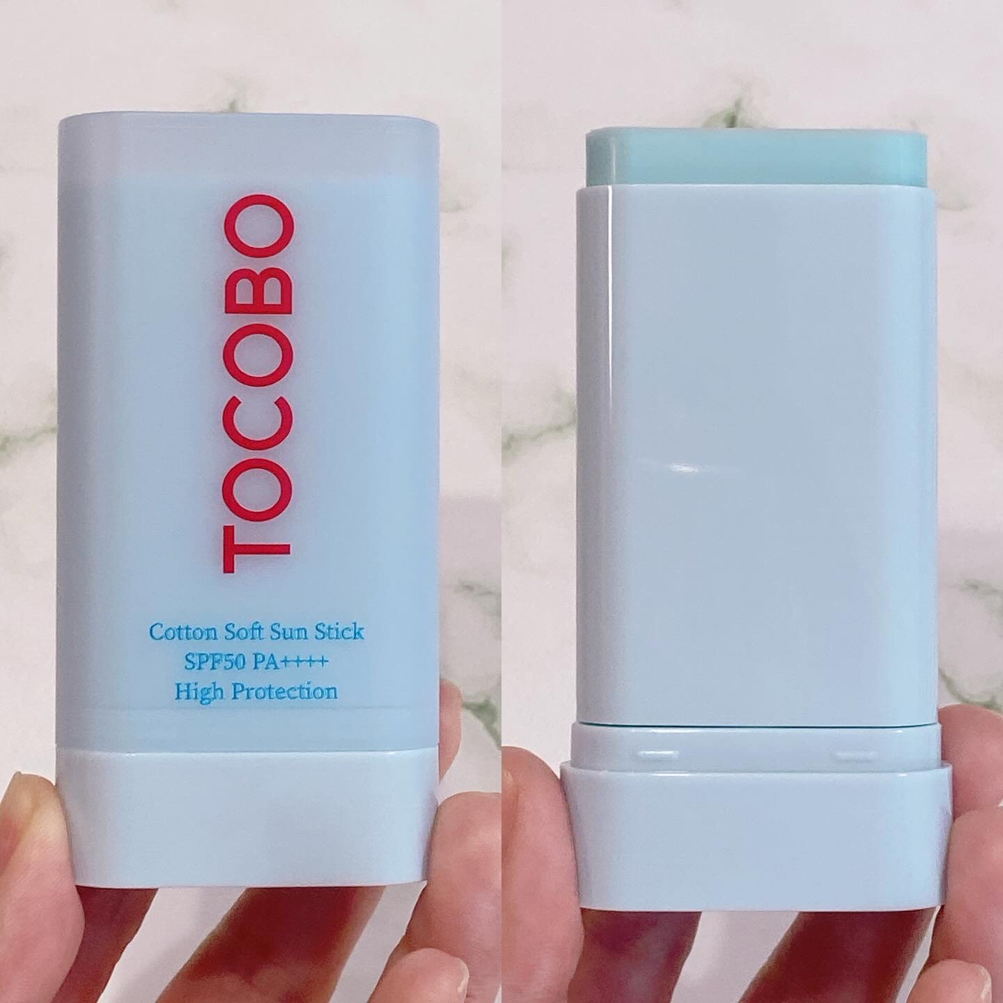 コットンソフトサンスティック/TOCOBO/日焼け止めスティックを使ったクチコミ（2枚目）