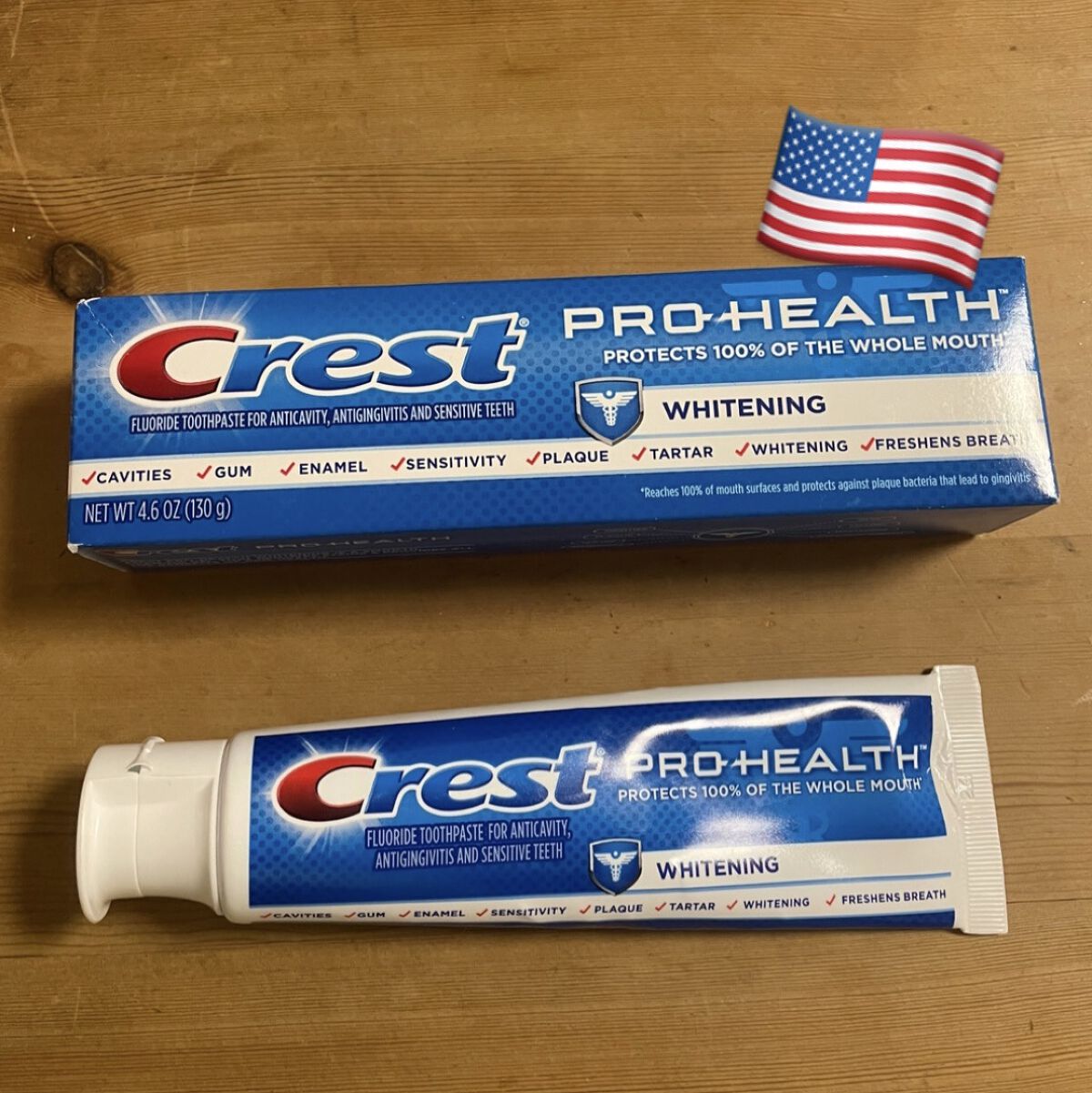 Pro-Health Whitening Gel Toothpaste/Crest/歯磨き粉を使ったクチコミ（1枚目）
