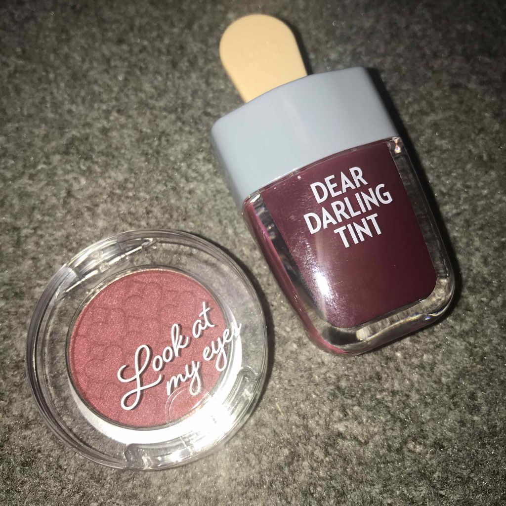 ディアダーリン ウォータージェルティント （アイスティント）/ETUDE/口紅を使ったクチコミ（1枚目）