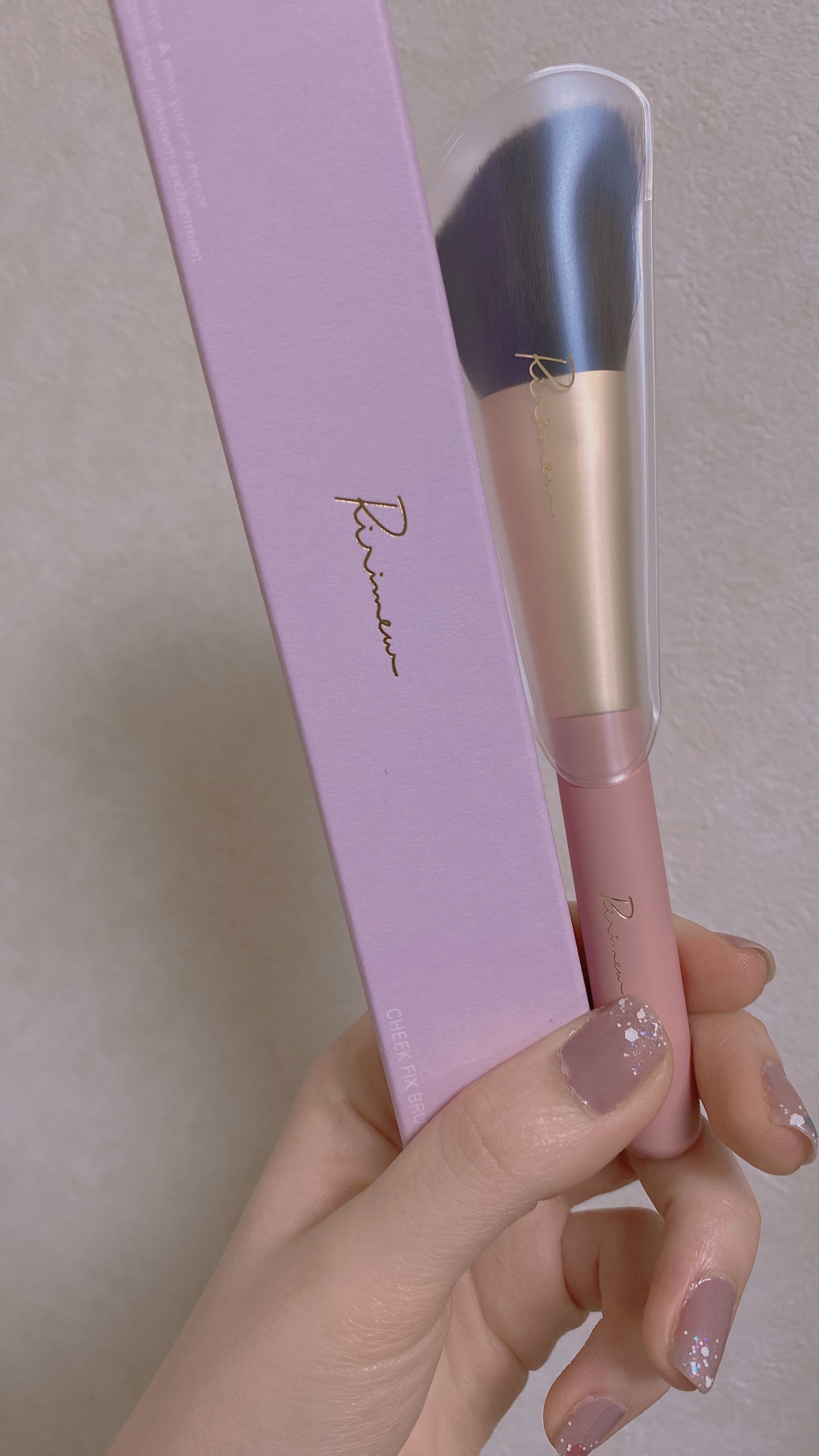 チークフィックスブラシ/Ririmew/メイクブラシを使ったクチコミ（3枚目）