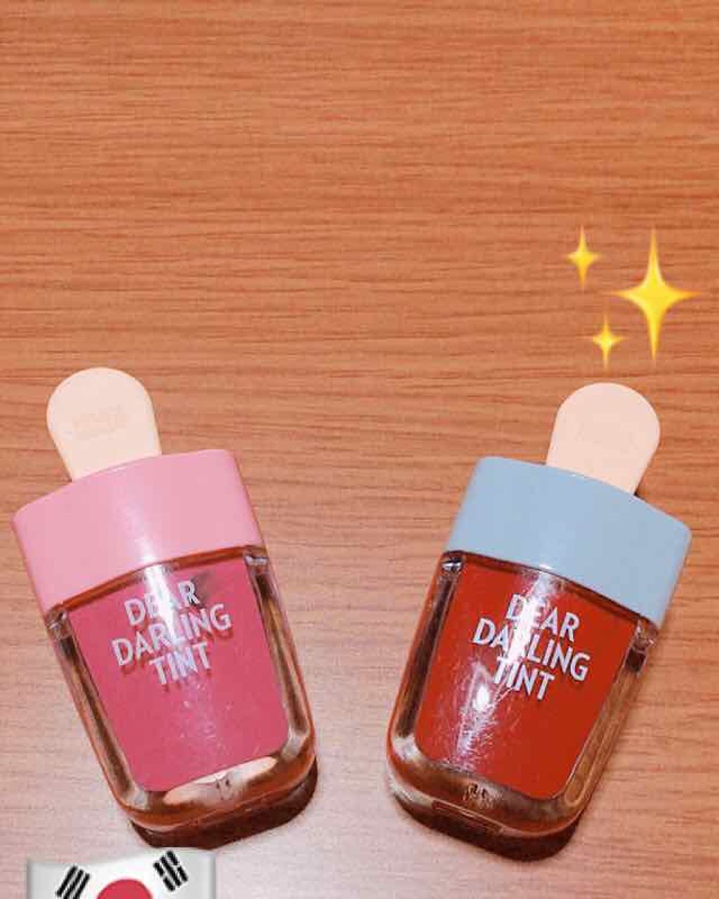 ディアダーリン ウォータージェルティント (アイスティント)/ETUDE/口紅を使ったクチコミ(1枚目)