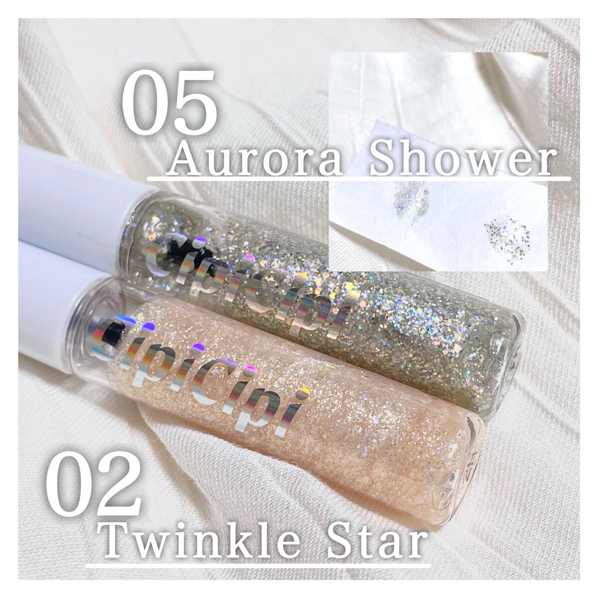 グリッター イルミネーションライナー R/CipiCipi/リキッドアイライナーを使ったクチコミ(2枚目)