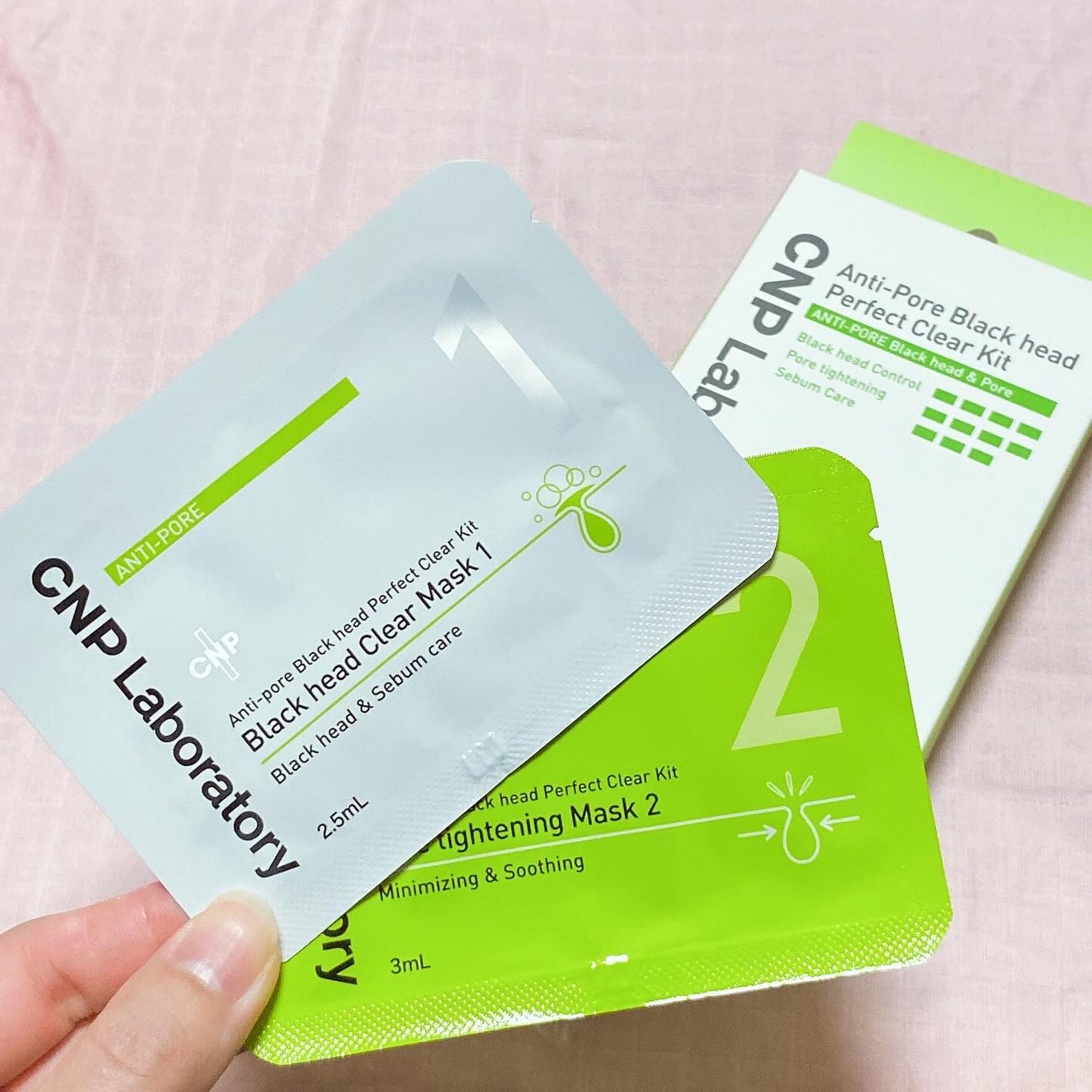 アンチポアブラックヘッドパーフェクトクリアキット/CNP Laboratory/シートマスク・パックを使ったクチコミ(3枚目)