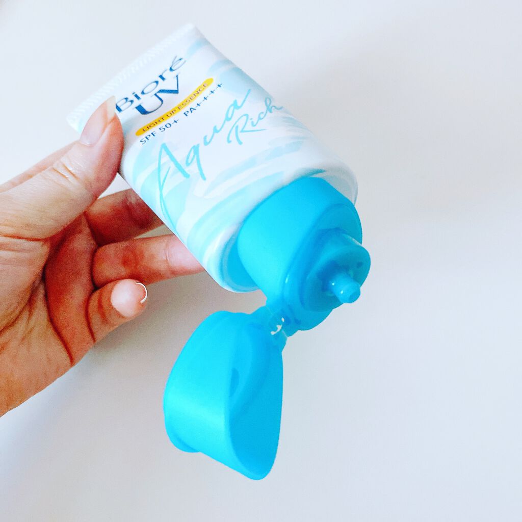 ビオレUV アクアリッチ ライトアップエッセンス/ビオレ/日焼け止めクリームを使ったクチコミ(2枚目)