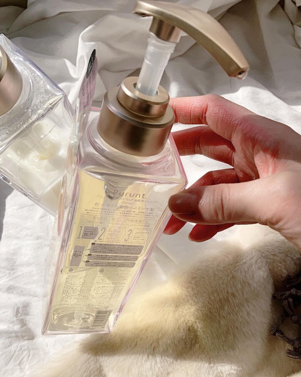プルント モイストリッチ美容液シャンプー／モイストリッチリペア美容液トリートメント/Purunt./市販シャンプーを使ったクチコミ（3枚目）