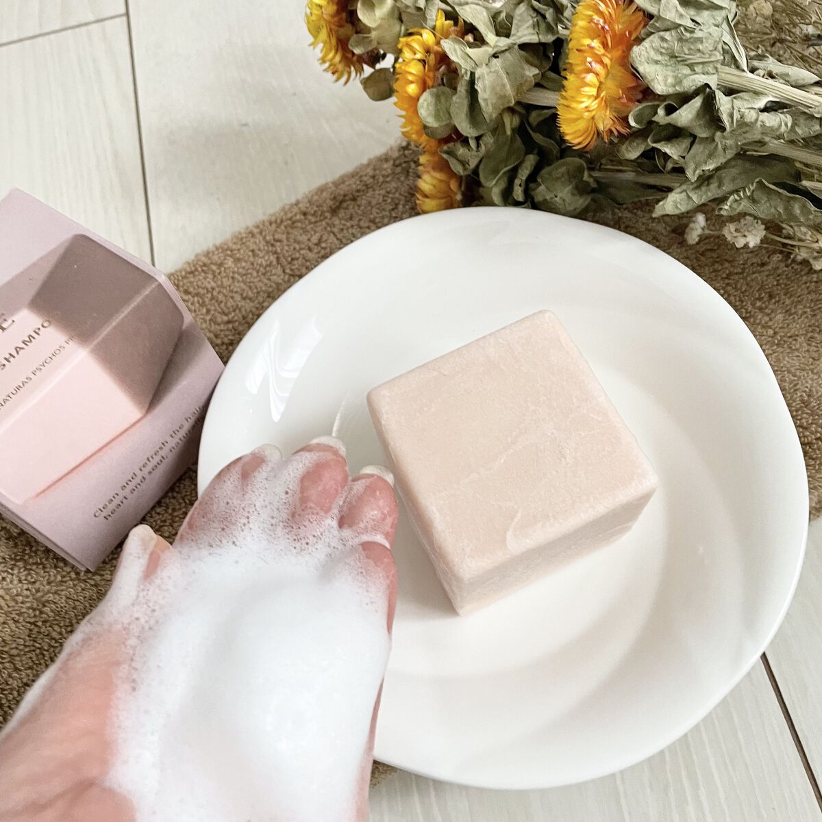 CUBEシャンプー smoky leafの⾹り/Naturas Psychos Product/市販シャンプーを使ったクチコミ（2枚目）