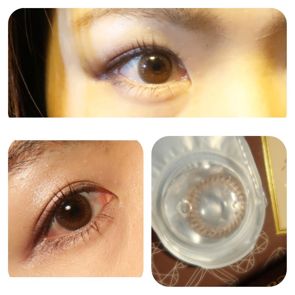 ワンデーリフレアビジューブラウン1/Refrear/ワンデー（１DAY）カラコンを使ったクチコミ（2枚目）