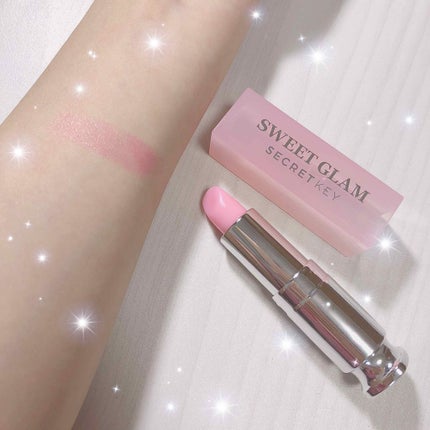 SWEET GLAM TINT GLOW/SECRET KEY/口紅を使ったクチコミ(2枚目)