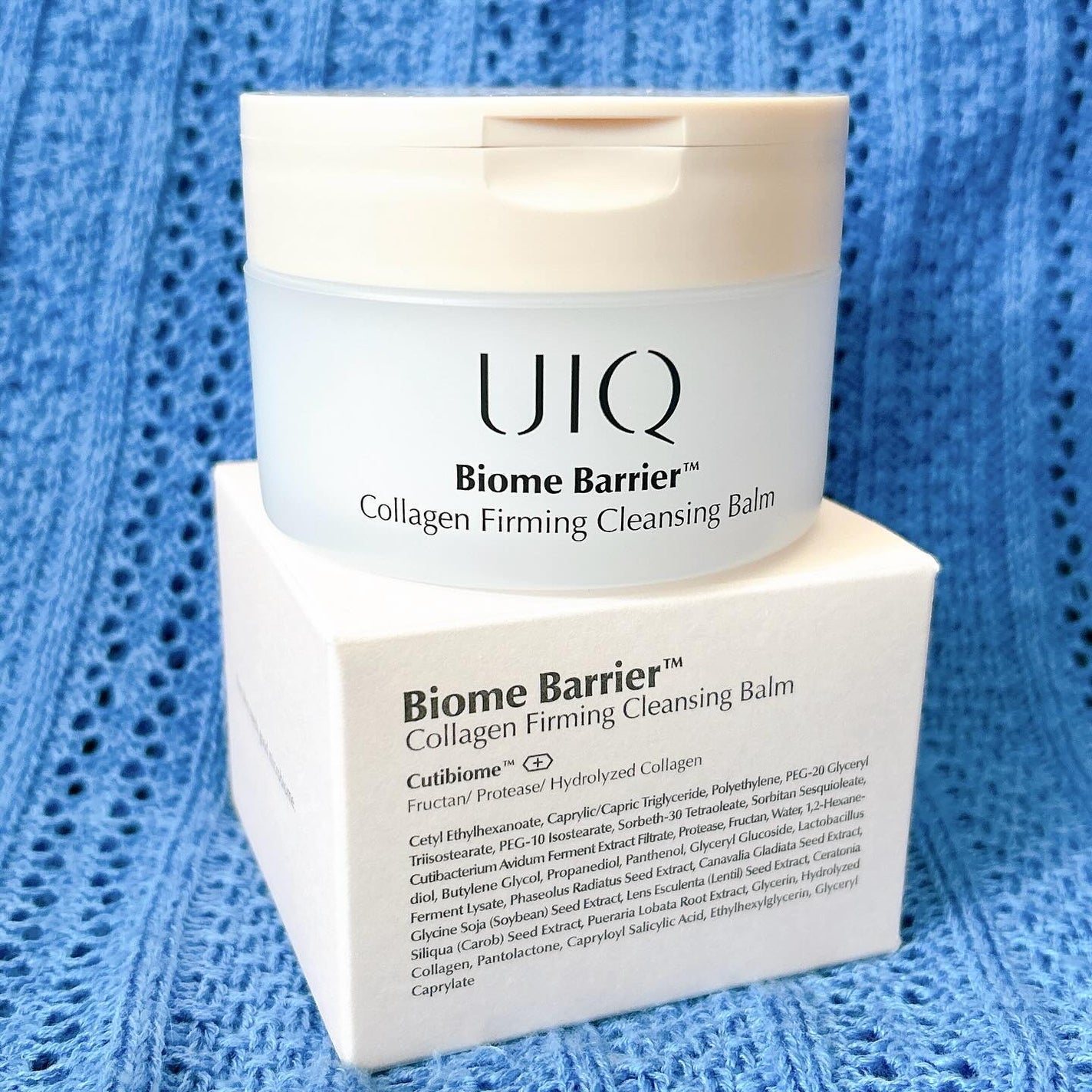 バイオームバリアコラーゲンファーミングクレンジングバーム/UIQ/クレンジングバームを使ったクチコミ(1枚目)