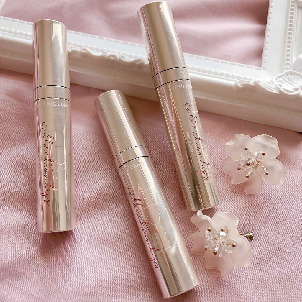 VAVI MELLO ファーストコレクションリップスのクチコミ「VAVIMELLO×新希咲乃ちゃん

○ファーストコレクションリップス 
全3色レビュー✨

.....」（2枚目）