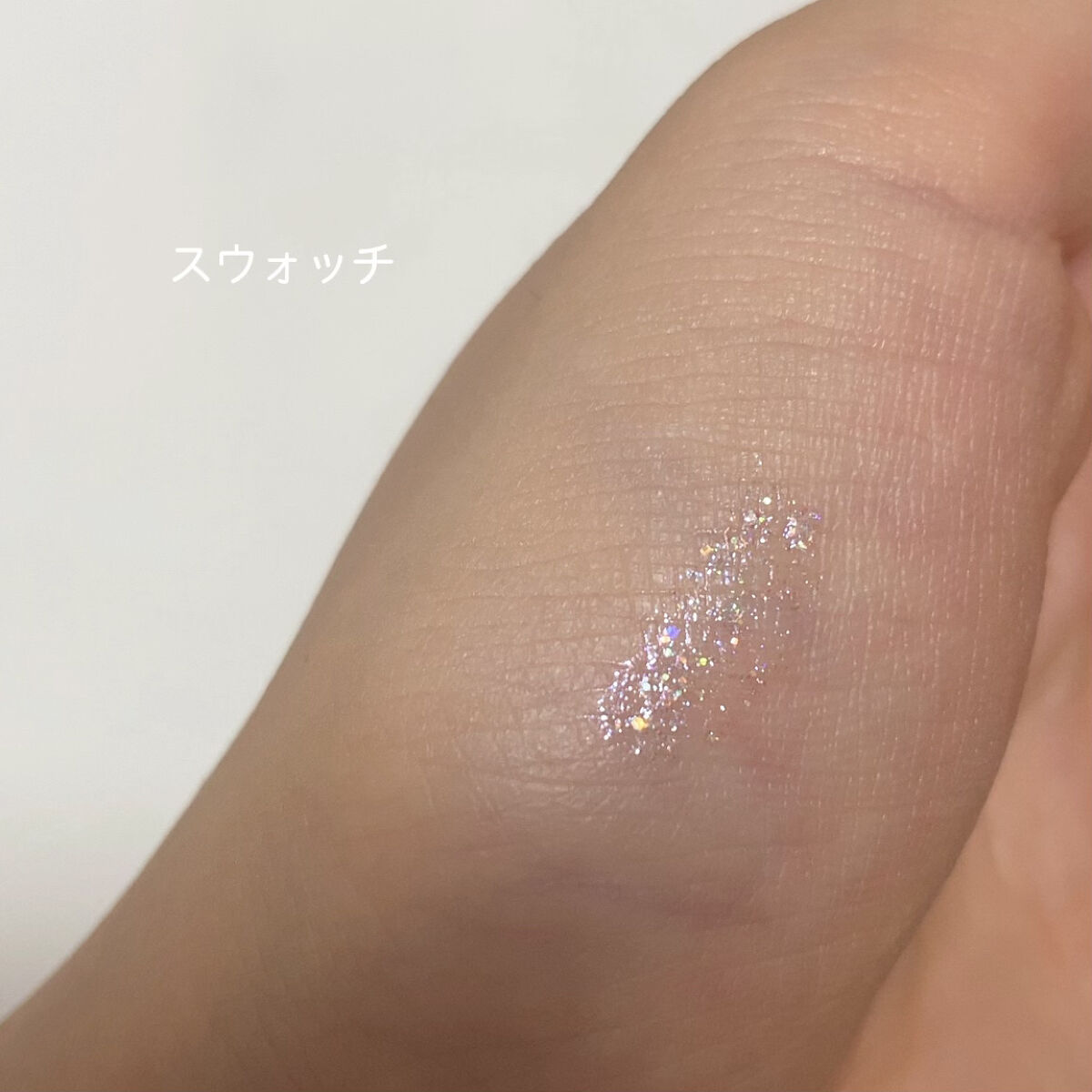 トゥインクルグリッター 03 シュガースター（グリッターパールタイプ） /VAVI MELLO/グリッターを使ったクチコミ（3枚目）