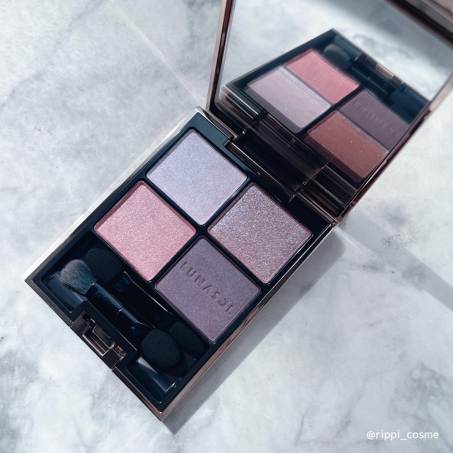 アイカラーレーション EX18 Mystic（限定発売/公式オンラインストア復刻限定発売）/LUNASOL/アイシャドウパレットを使ったクチコミ（1枚目）