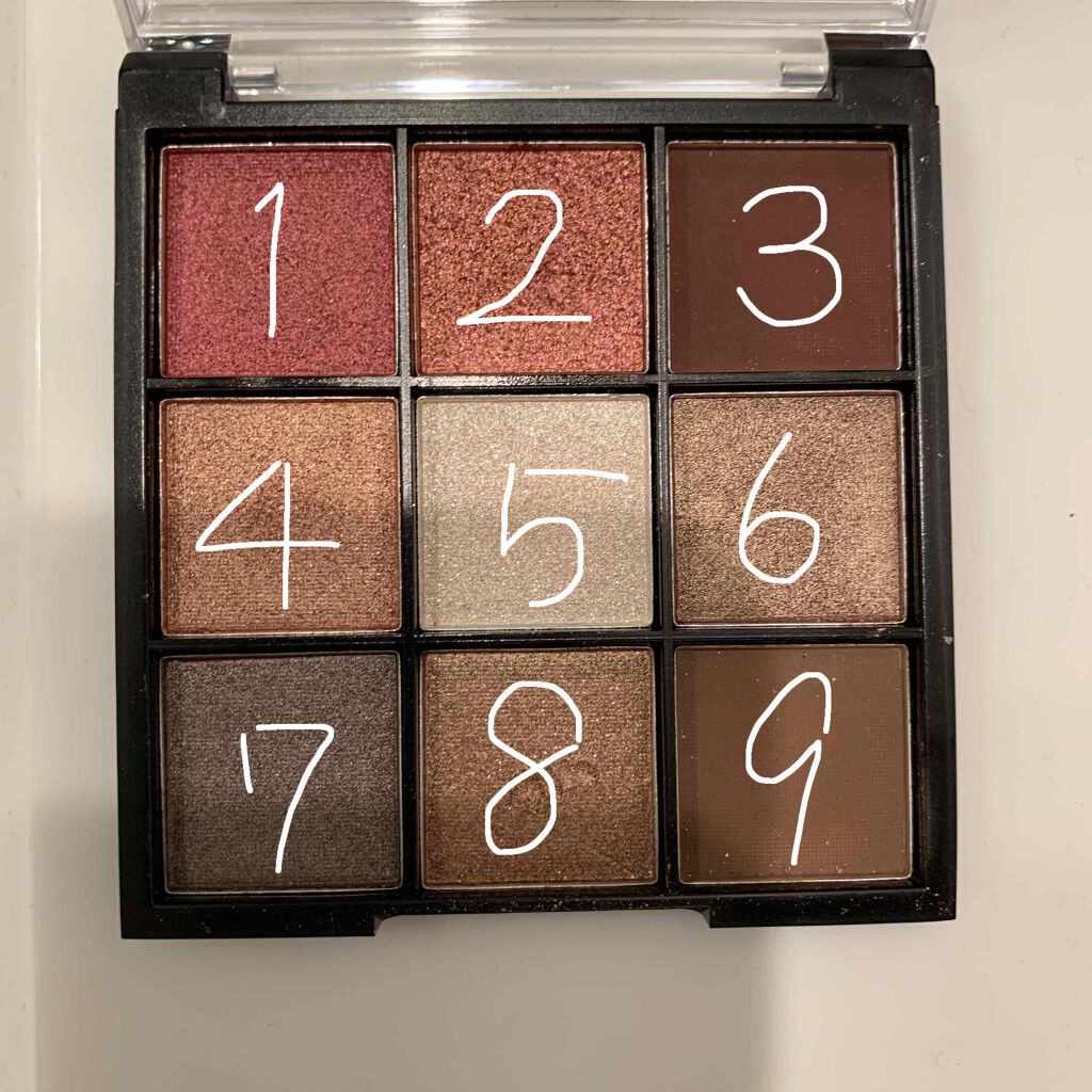 UR GLAM　BLOOMING EYE COLOR PALETTE/U R GLAM/アイシャドウパレットを使ったクチコミ（2枚目）