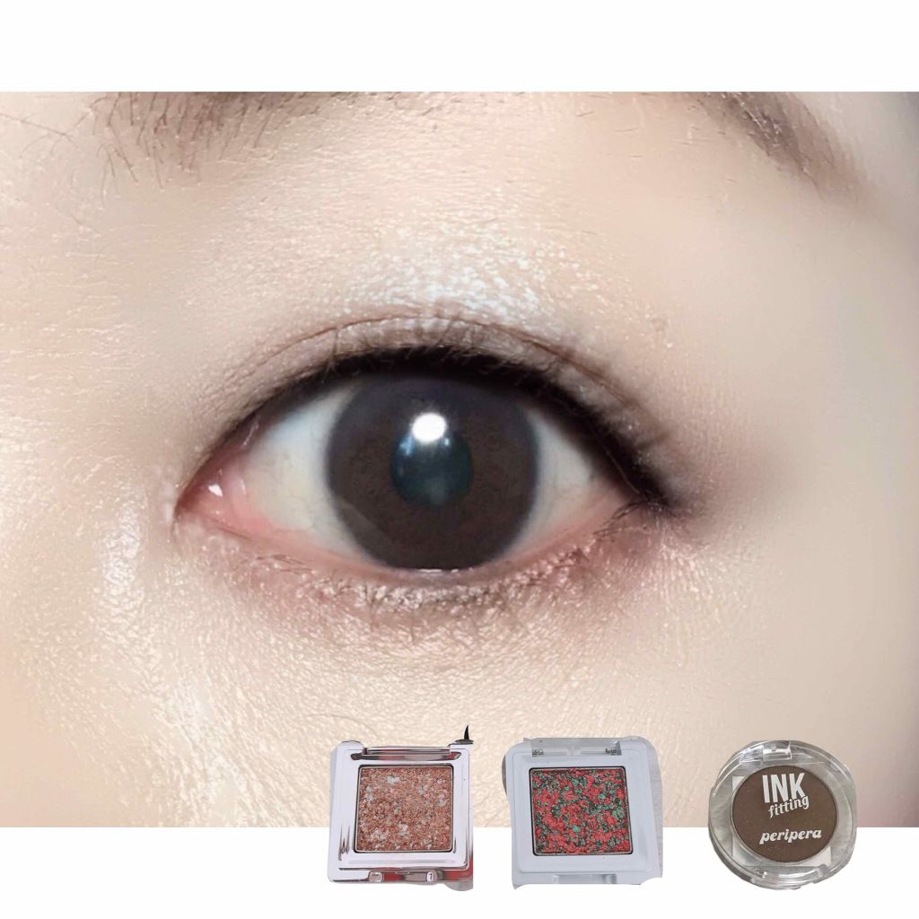 グリッタープリズム シャドウ/MISSHA/グリッターを使ったクチコミ（2枚目）