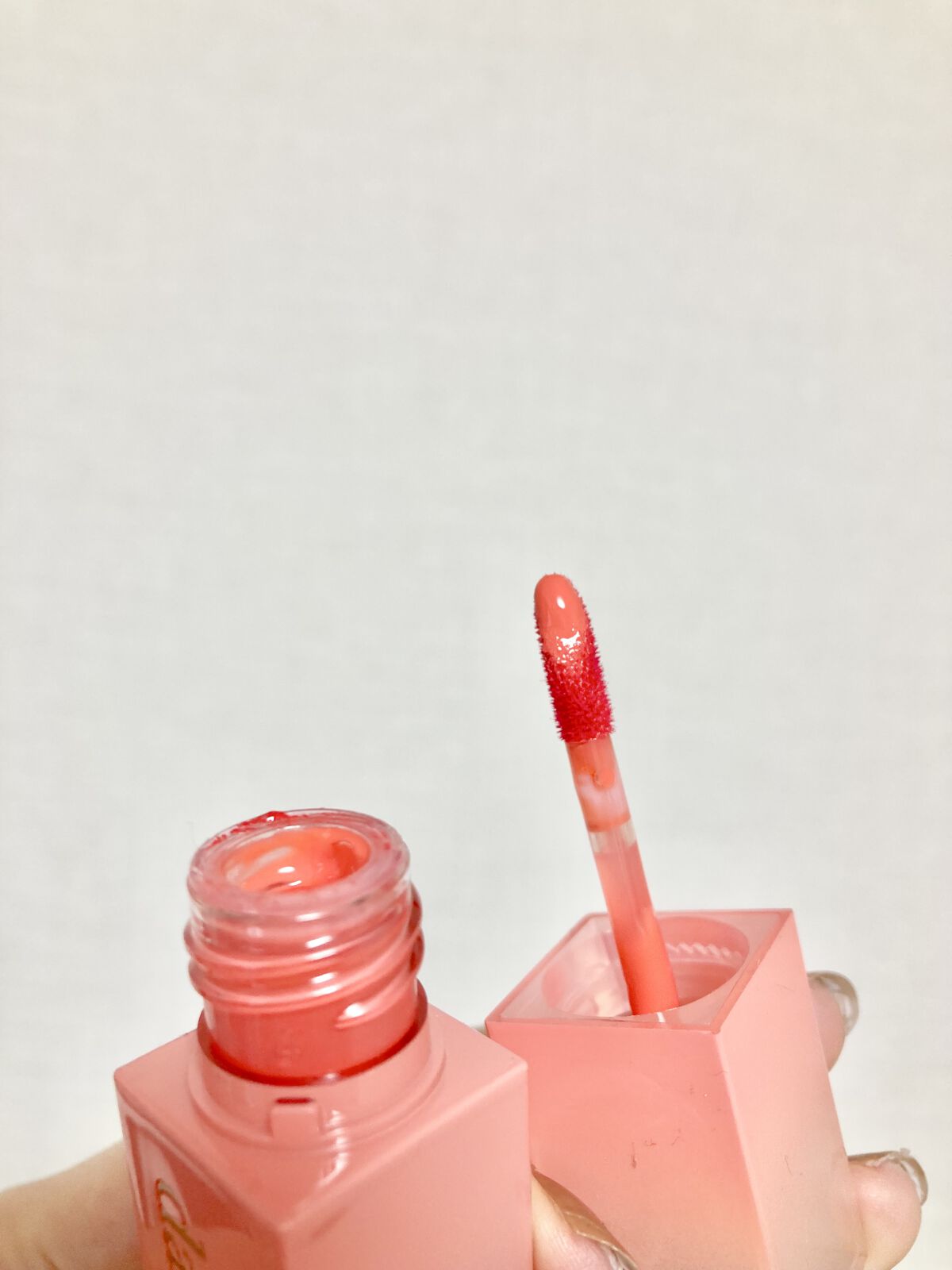 ジューシーデュイティント 02 メロンシャーベット/dasique/リップティントを使ったクチコミ（2枚目）