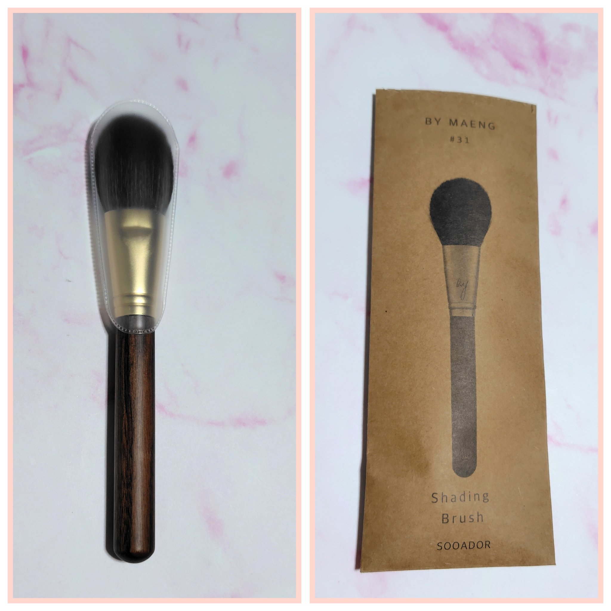 BY MAENG＃31シェーディングブラシ/SOOA DOR/メイクブラシを使ったクチコミ（3枚目）