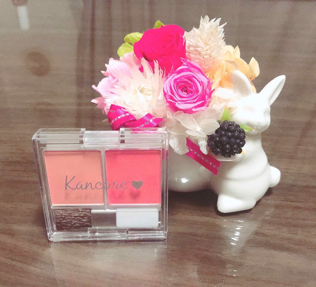 カンコレ チーク/DAISO/パウダーチークを使ったクチコミ(1枚目)