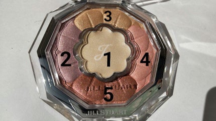 ジルスチュアート ブルームクチュール アイズ/JILL STUART/アイシャドウパレットを使ったクチコミ(3枚目)