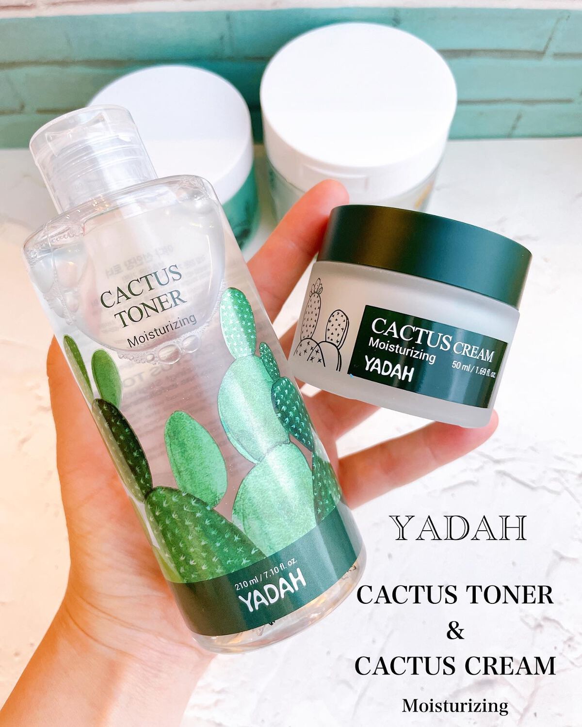 カクタス保湿クリーム/YADAH/フェイスクリームを使ったクチコミ（1枚目）