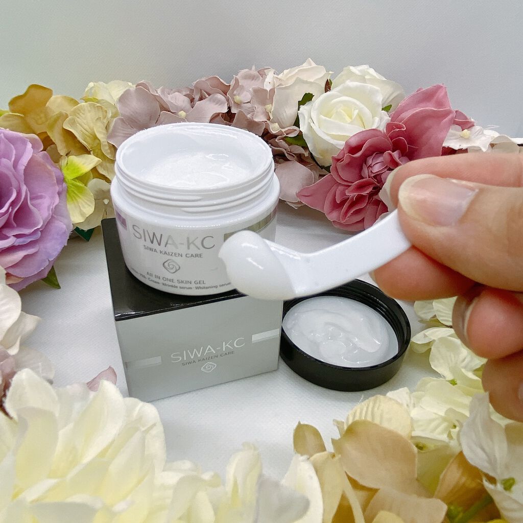 SIWA-KC オールインワンスキンジェル/ハーブ健康本舗/オールインワン化粧品を使ったクチコミ(2枚目)