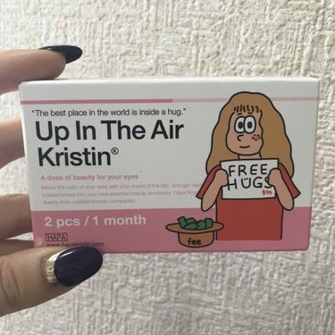 Up in the air Kristin/Hapa kristin/カラーコンタクトレンズを使ったクチコミ（1枚目）