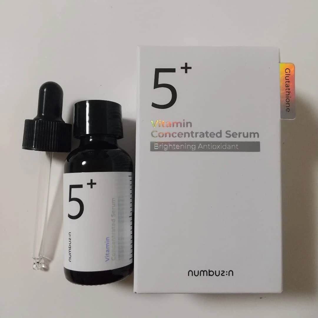 5番 白玉グルタチオンＣ美容液/numbuzin/美容液を使ったクチコミ（1枚目）