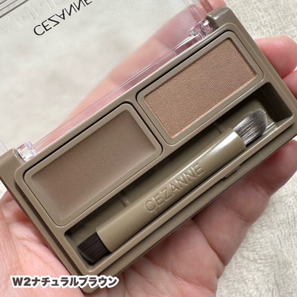 アイブロウワックス&パウダー/CEZANNE/アイブロウを使ったクチコミ(5枚目)