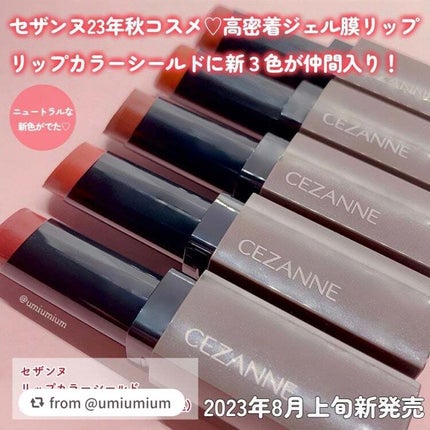 リップカラーシールド/CEZANNE/口紅を使ったクチコミ(2枚目)