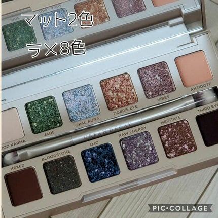 ストーンド バイブス アイシャドウ パレット/アーバンディケイ/アイシャドウパレットを使ったクチコミ(2枚目)