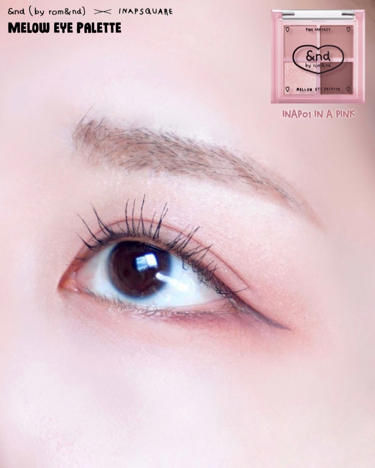 アンドバイロムアンド メロウアイパレット/&nd by rom&nd/アイシャドウパレットを使ったクチコミ(8枚目)