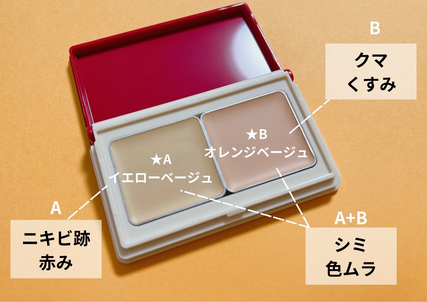 メルティフィットコンシーラー/インテグレート/パレットコンシーラーを使ったクチコミ(2枚目)