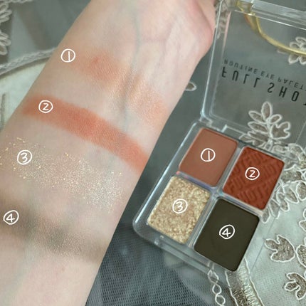 フルショット ルーティーン アイパレット/A’pieu/アイシャドウパレットを使ったクチコミ(2枚目)