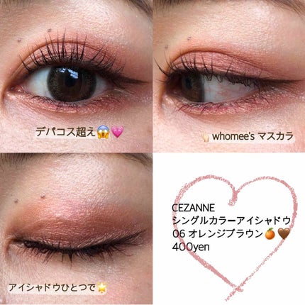 シングルカラーアイシャドウ/CEZANNE/単色アイシャドウを使ったクチコミ(1枚目)