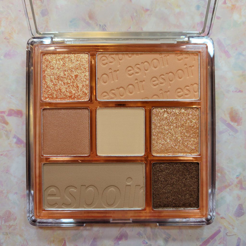 リアルアイパレット 01 ピーチライク/espoir/マルチパレットを使ったクチコミ（2枚目）