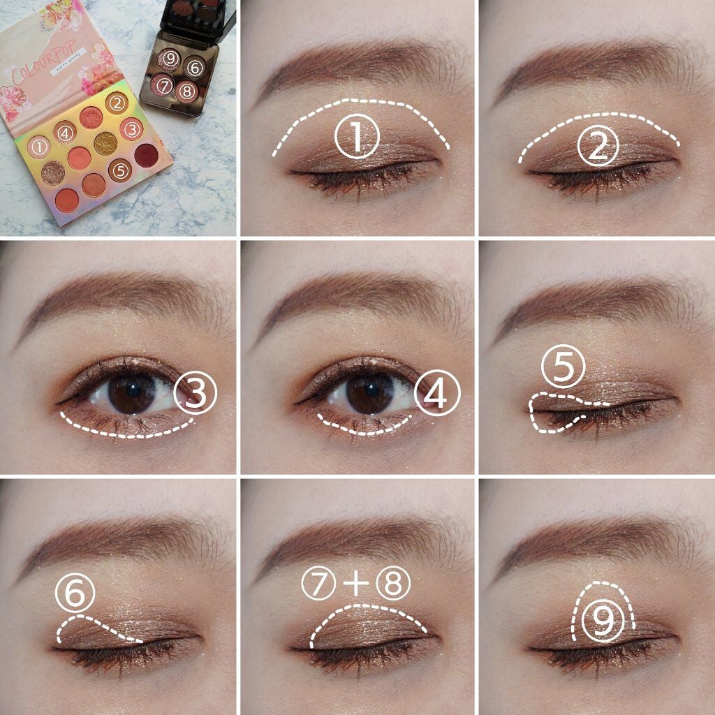 Eye Palette-Sweet Talk/ColourPop/アイシャドウパレットを使ったクチコミ(4枚目)