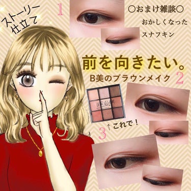 UR GLAM　BLOOMING EYE COLOR PALETTE/U R GLAM/アイシャドウパレットを使ったクチコミ（1枚目）